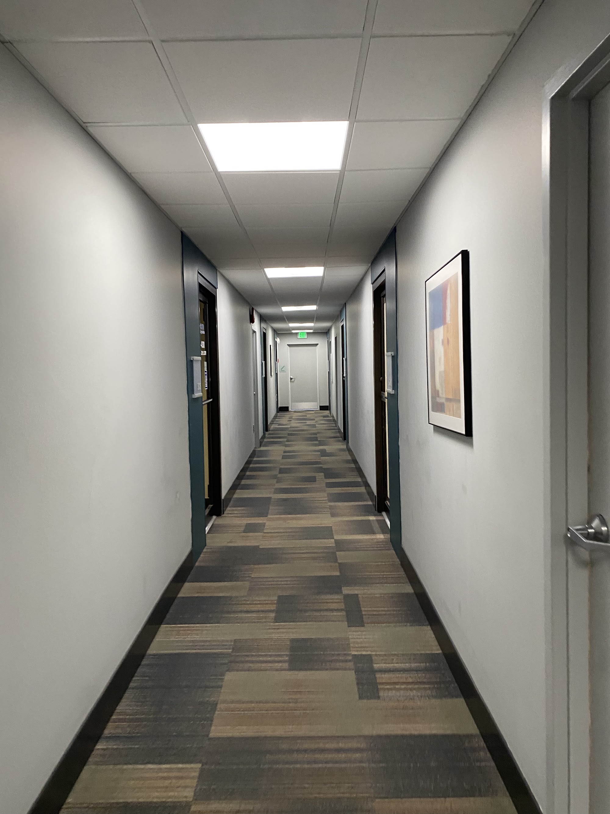 Hallway inside the Osler Dental Professionals office in Towson, MD